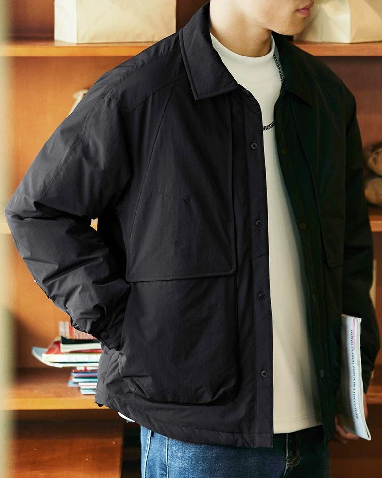 デラノ レギュラーカラーダウンブルゾン 2384