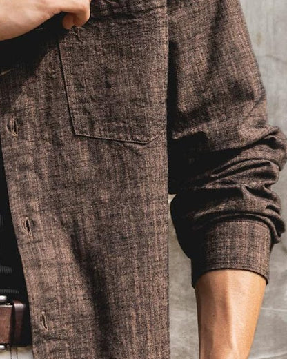 ソコロ ヴィンテージリラックスオープンカラーシャツ 2542