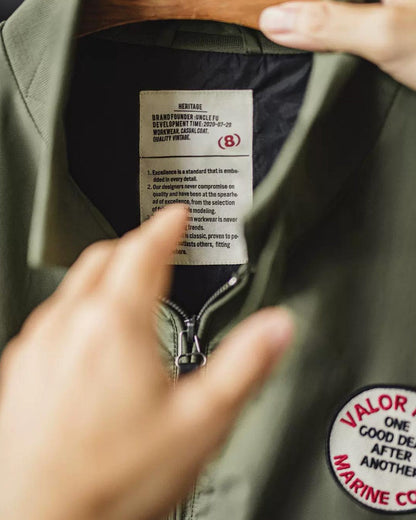 ココモ ミリタリーパッチフライトジャケット 2410