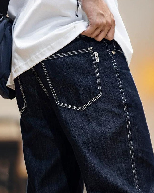 ニューポートニューズ トリプルステッチワイドジーンズ 2430