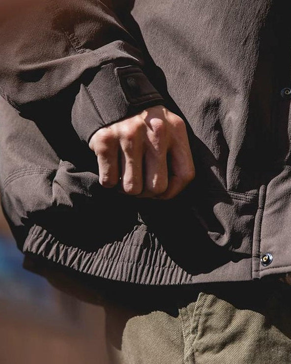 ジョンソンシティ 切替ハイネックワイドブルゾン 2418