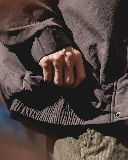 ジョンソンシティ 切替ハイネックワイドブルゾン 2418