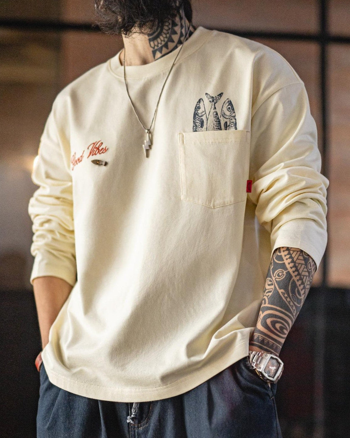 ブルーリッジ フィッシュギミックポケットロングスリーブ 2547