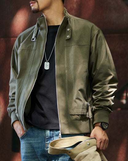 キリーン ミリタリーテイストハリントンジャケット 2329