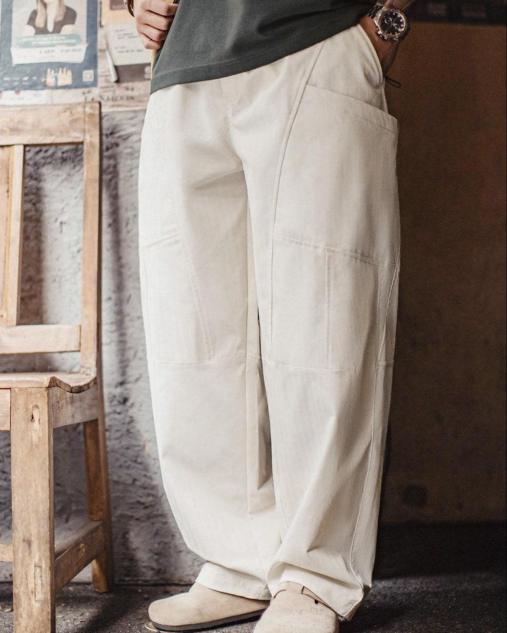 グラスバレー ワイドパネル切替ワークパンツ 2512