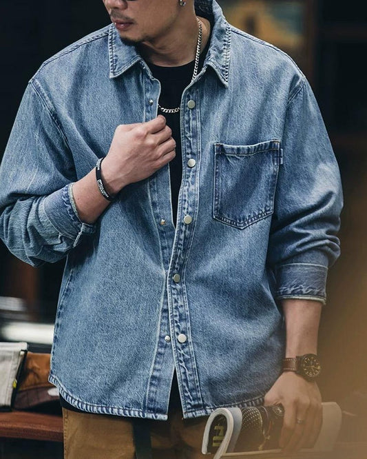 プランテーション ビンテージメタルボタンワークシャツ 2426