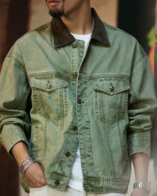 トピーカ コーデュロイ襟トラッカージャケット 2337