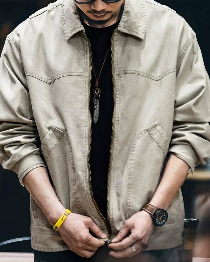 オワトナ ダックキャンバスジップワークジャケット 2408