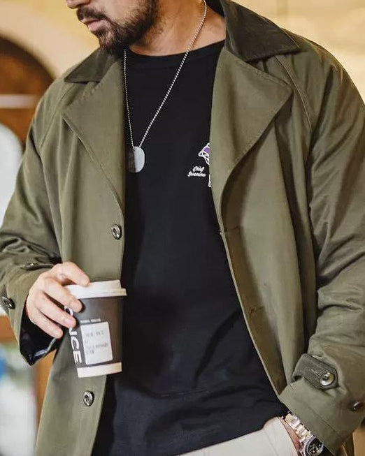 ノースプラット ラグランシングルコート 2458