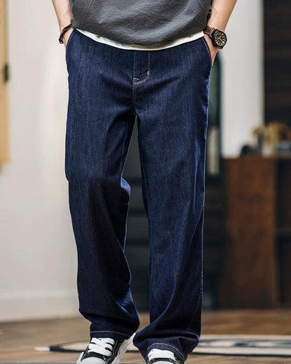 グロートン ルーズストレートバックステッチジーンズ 2442