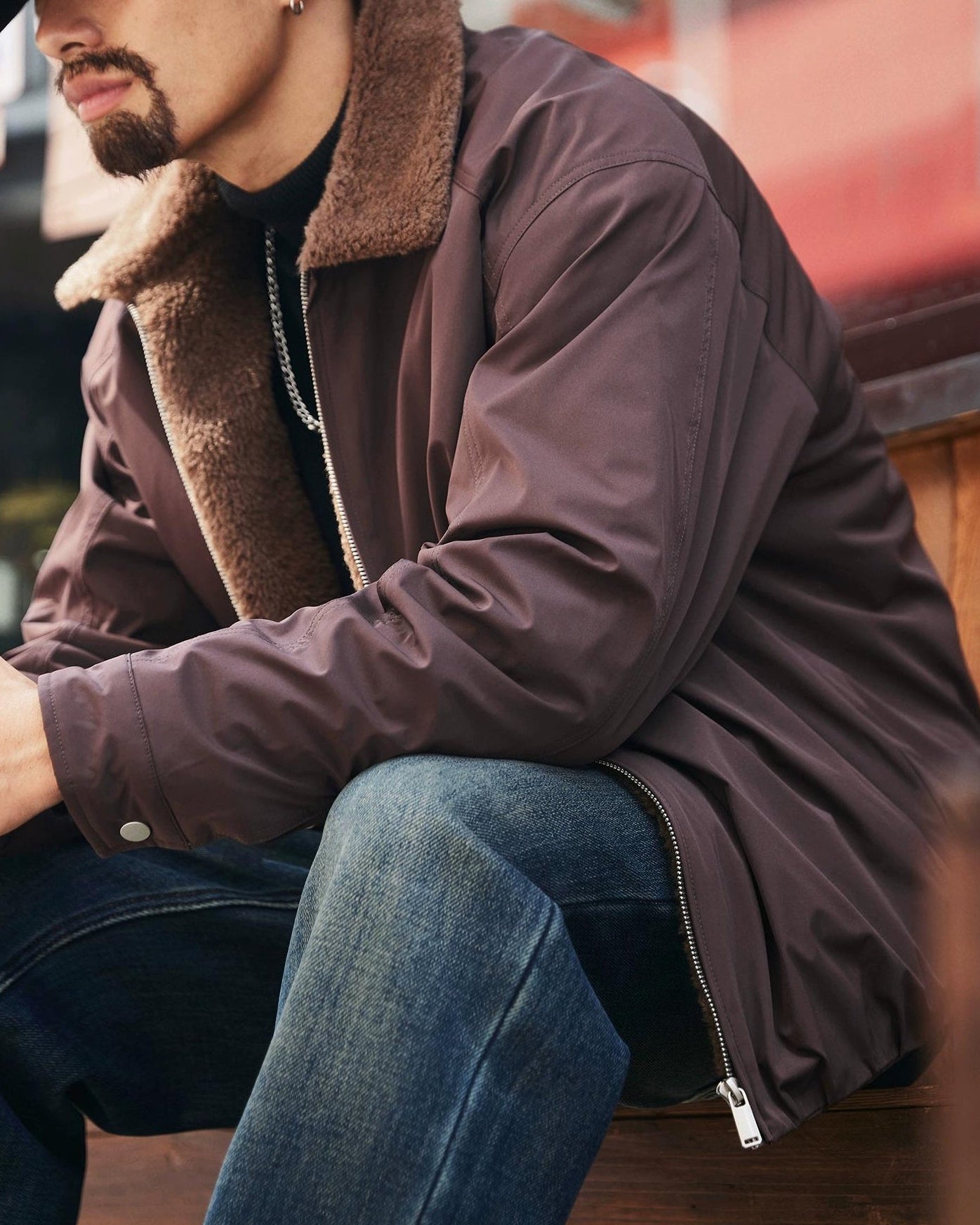 オーガンクイット 裏ボアフライトジャケット 2298