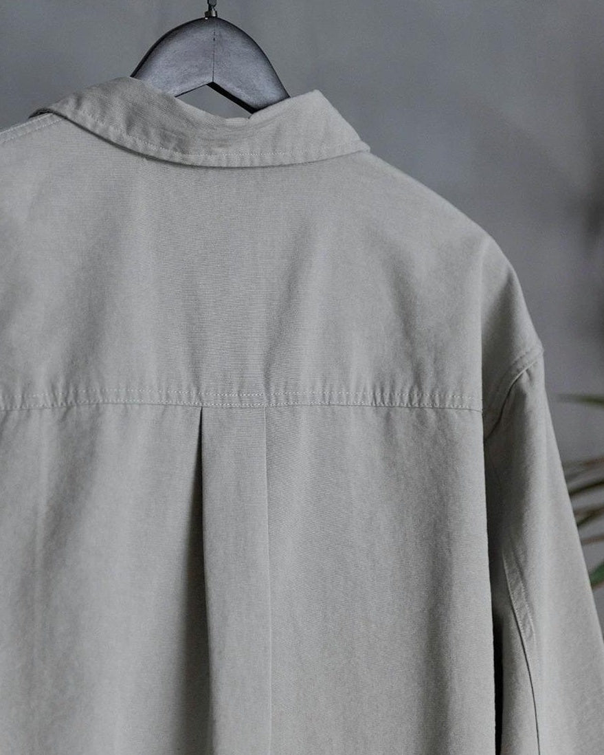 ポプラブラフ フラップポケットレギュラーカラーワークシャツ 2473