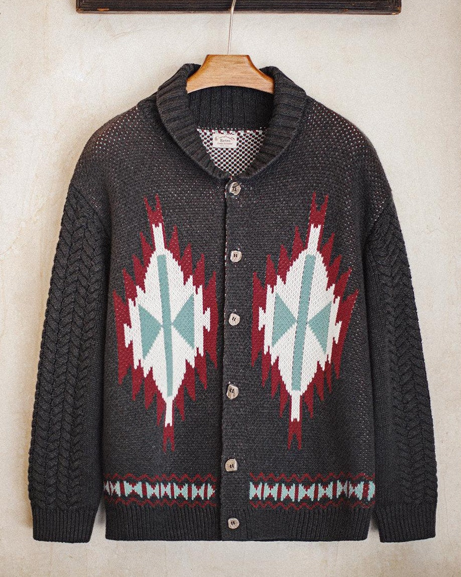 ミシャウォーカ ネイティブカウチンショールカーディガン 2412