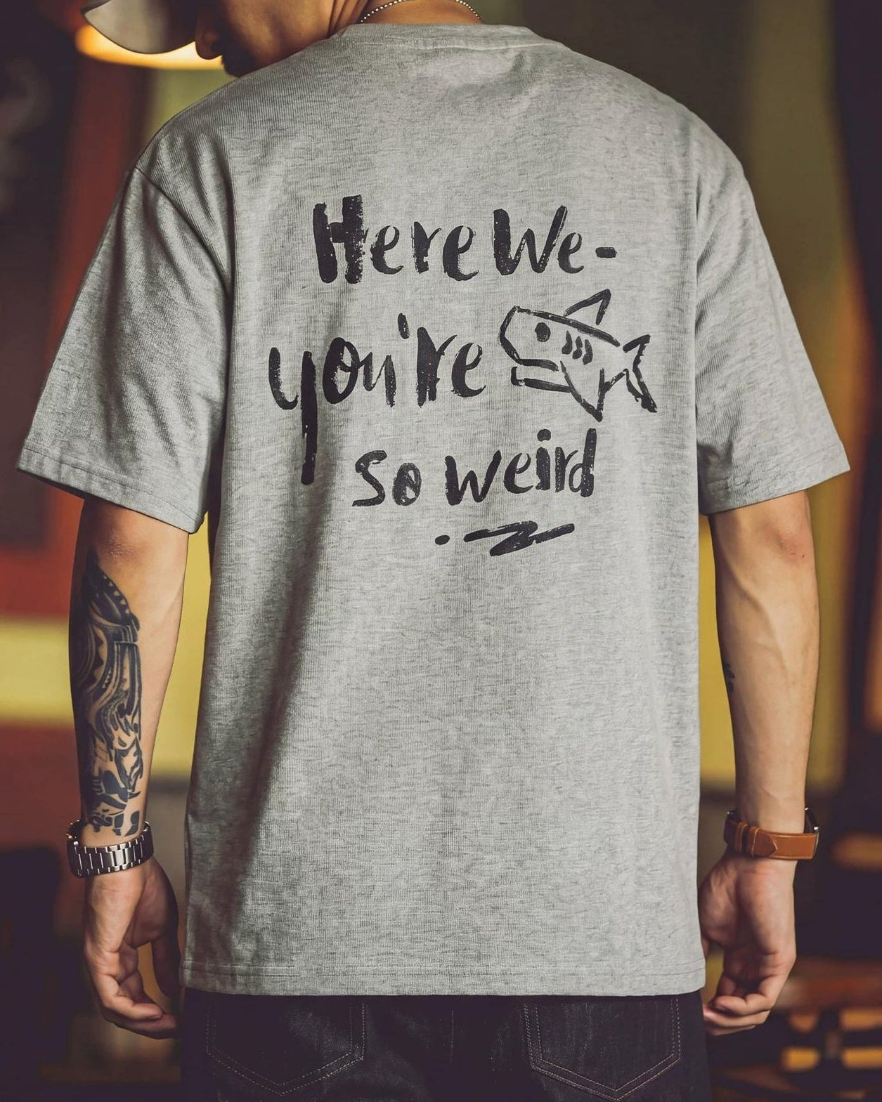 ハビランド レタードバックプリントTシャツ 2709