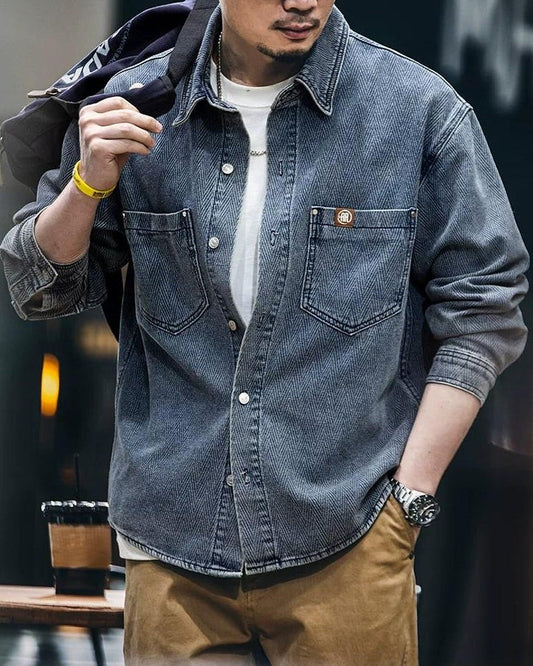 ティフトン シェブロンリベットワークシャツ 2423