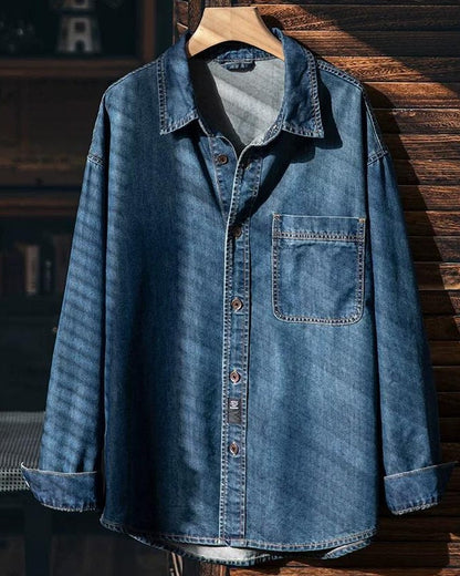 ハインズビル ビンテージウォッシュシングルポケットシャツ 2424