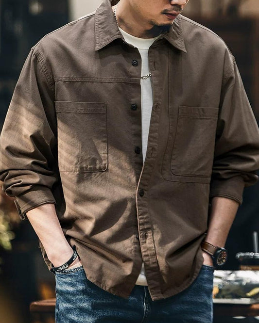 ローム チェストヨークダブルポケットシャツ 2422