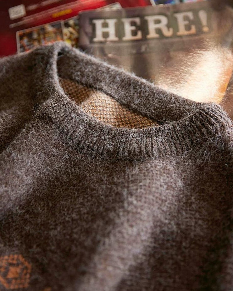 サンアンジェロ トライバルジャカードニット 2393