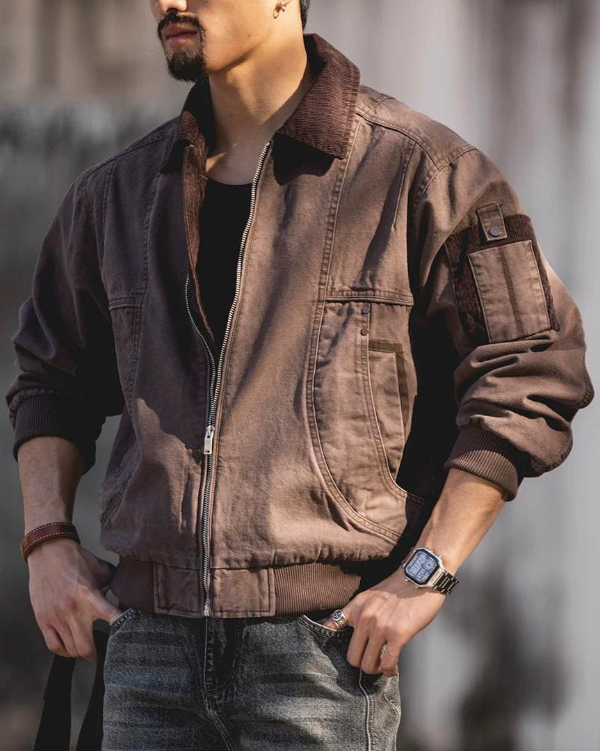 ステーツビル カラーリブユーティリティボマー 2495