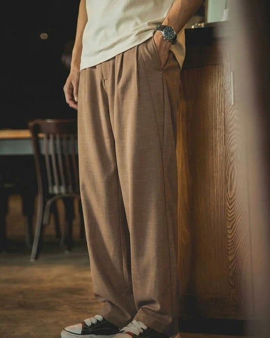 キングマン ダブルタックワイドストレートトラウザー 2589