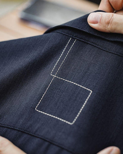 ロングビュー ライトレトロオープンカラーシャツ 2638