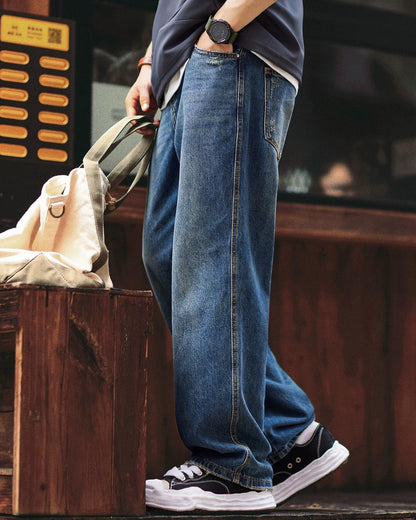 グロスター ルーズストレートデニムパンツ 2306