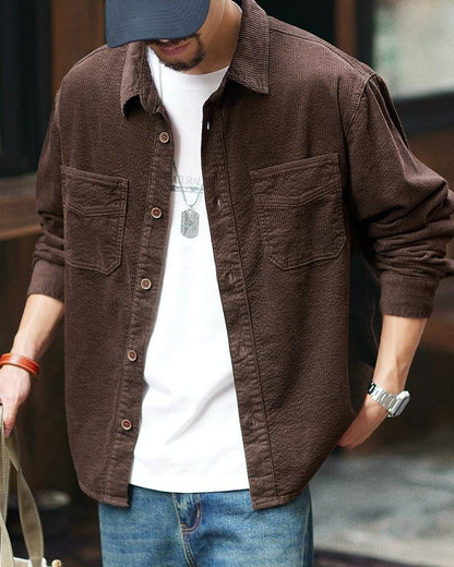 マッカレン コーデュロイダブルポケットレギュラーカラーシャツ 2332