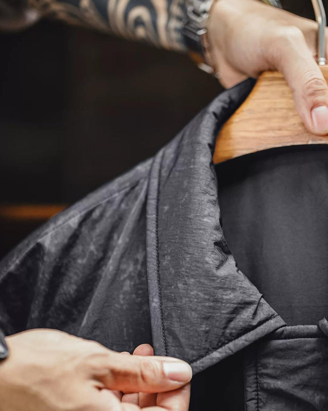 トレントン テクスチャ―ドパデッドジャケット 2367