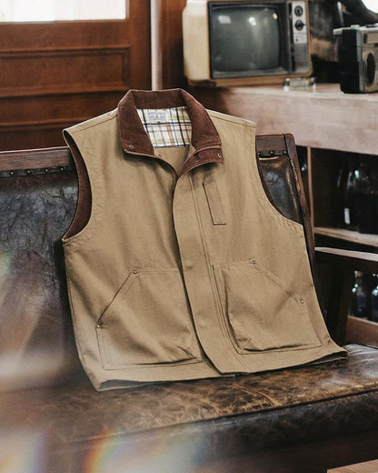 フェアホープ コーデュロイカラーユーティリティワークベスト 2545