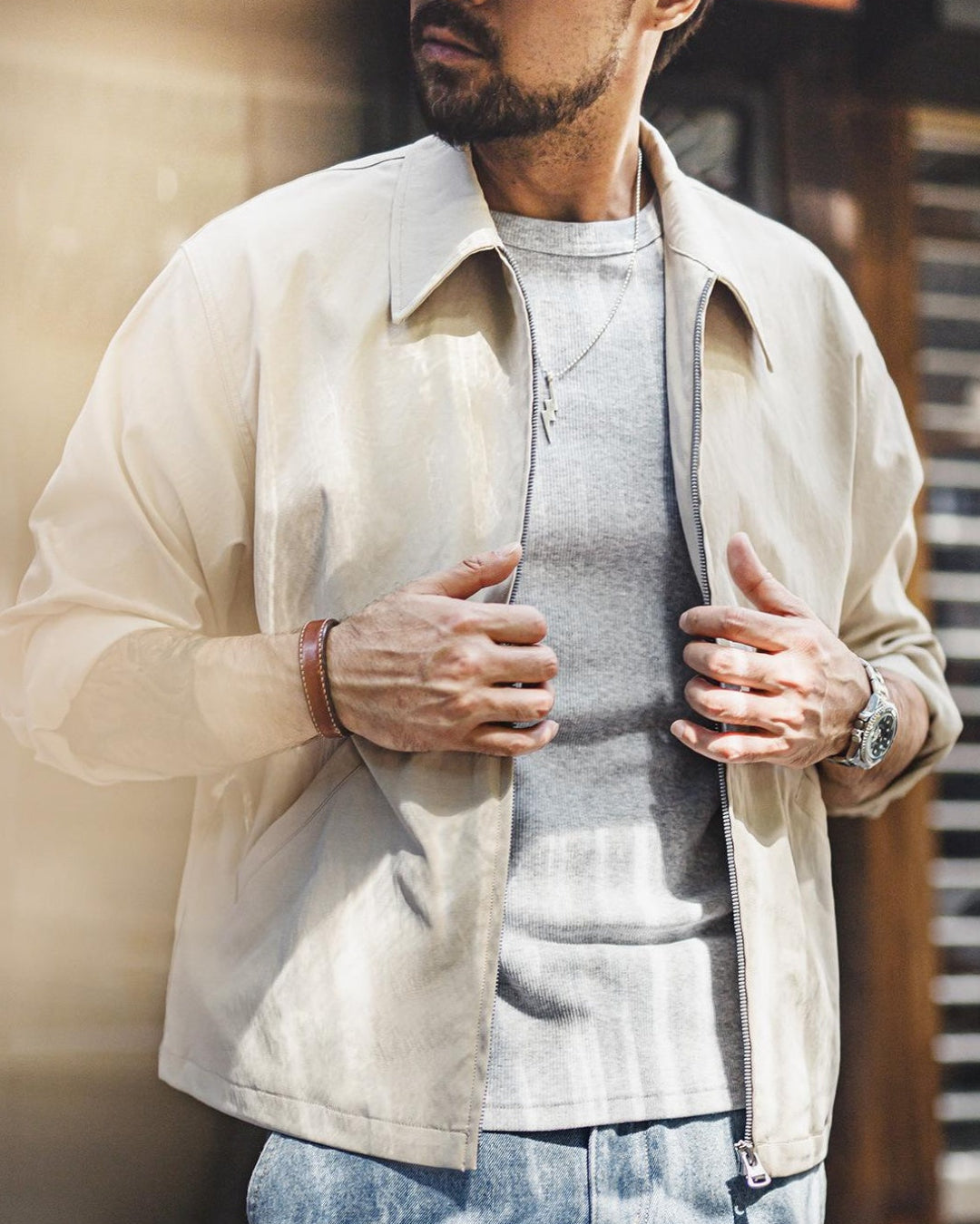 ミンブレス ジップアップコーチジャケット 2896