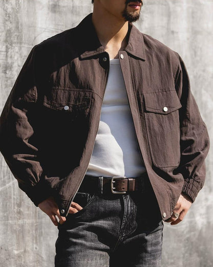 ビュート フラップポケットジップブルゾン 2475