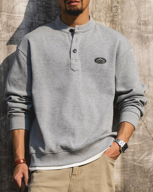 シェルトン ヘンリーカラースウェットシャツ 2519