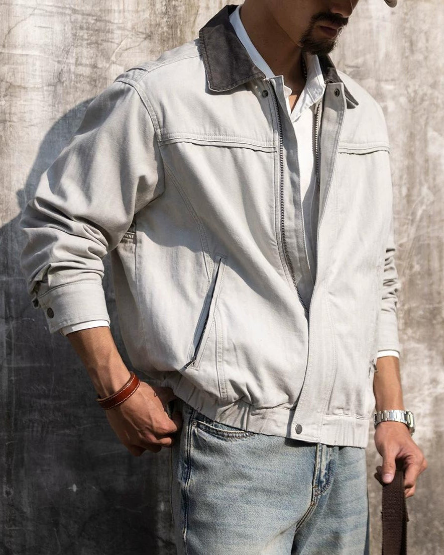 サーモポリス ヘビーウェイト切り替え襟ワークジャケット 2538