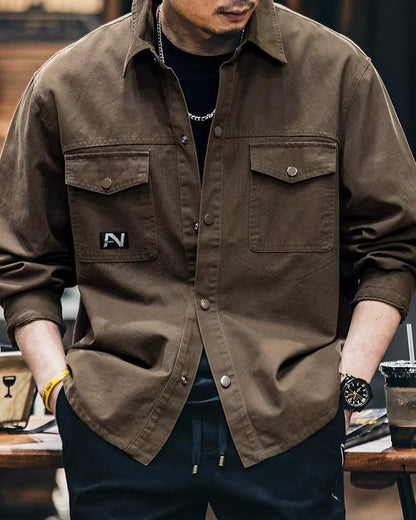 ブーイ スナップフロントワイドワークシャツ 2434