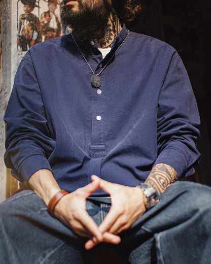 リッチフィールド スタンドカラーロングスリーブシャツ 2529