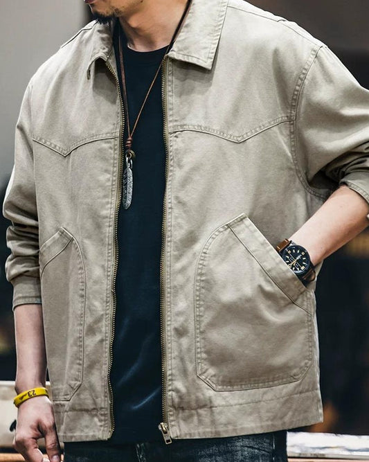 オワトナ ダックキャンバスジップワークジャケット 2408