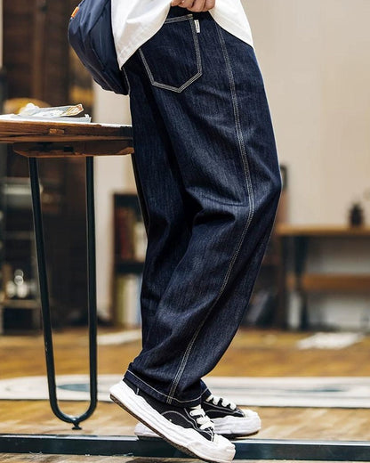 ニューポートニューズ トリプルステッチワイドジーンズ 2430