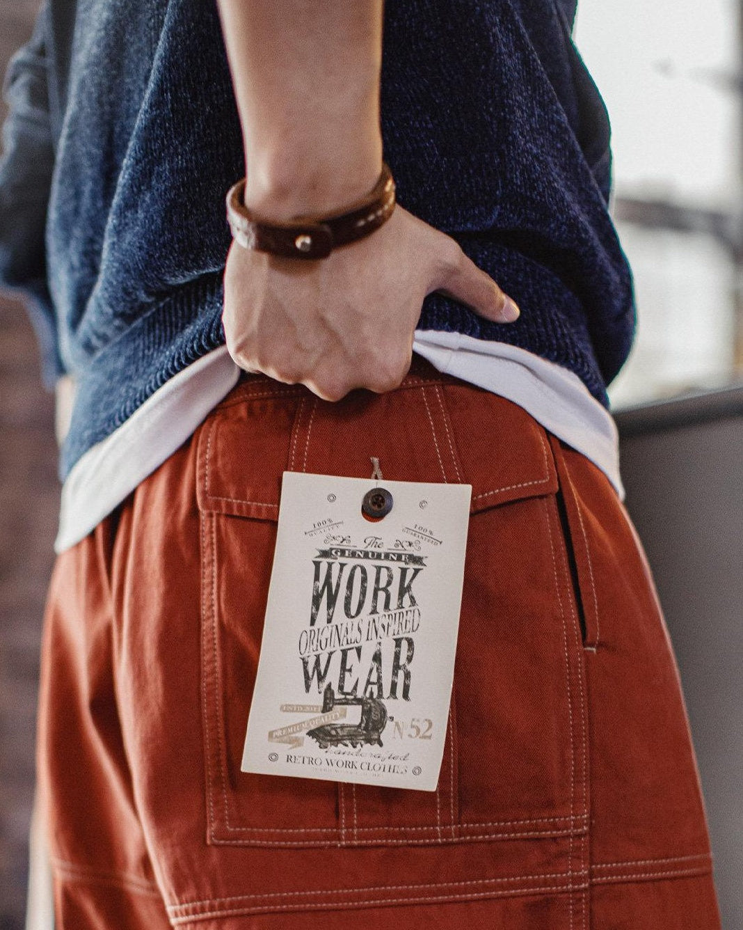 デッドウッド ワイドダブルニーイージーパンツ 2457