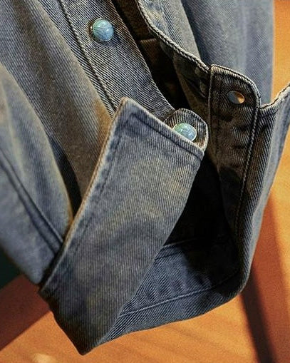 ロートン コンチョボタンデニムシャツジャケット 2333