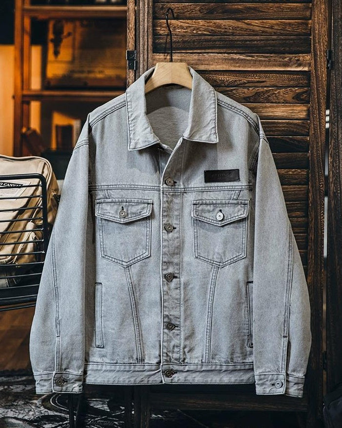 オレイサ ウォッシュグレーデニムジャケット 2338