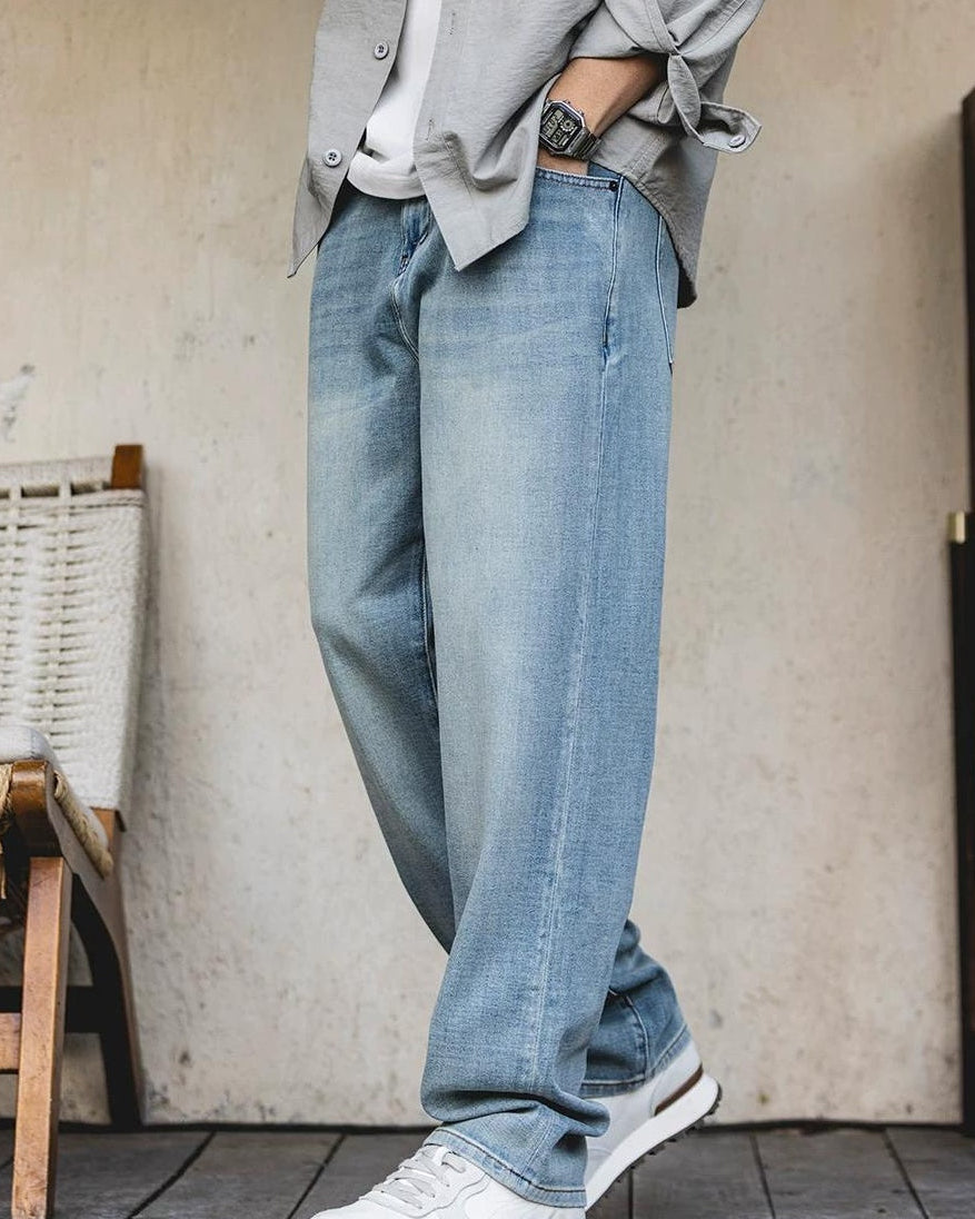 クックビル ルーズストレートデニムパンツ 2468