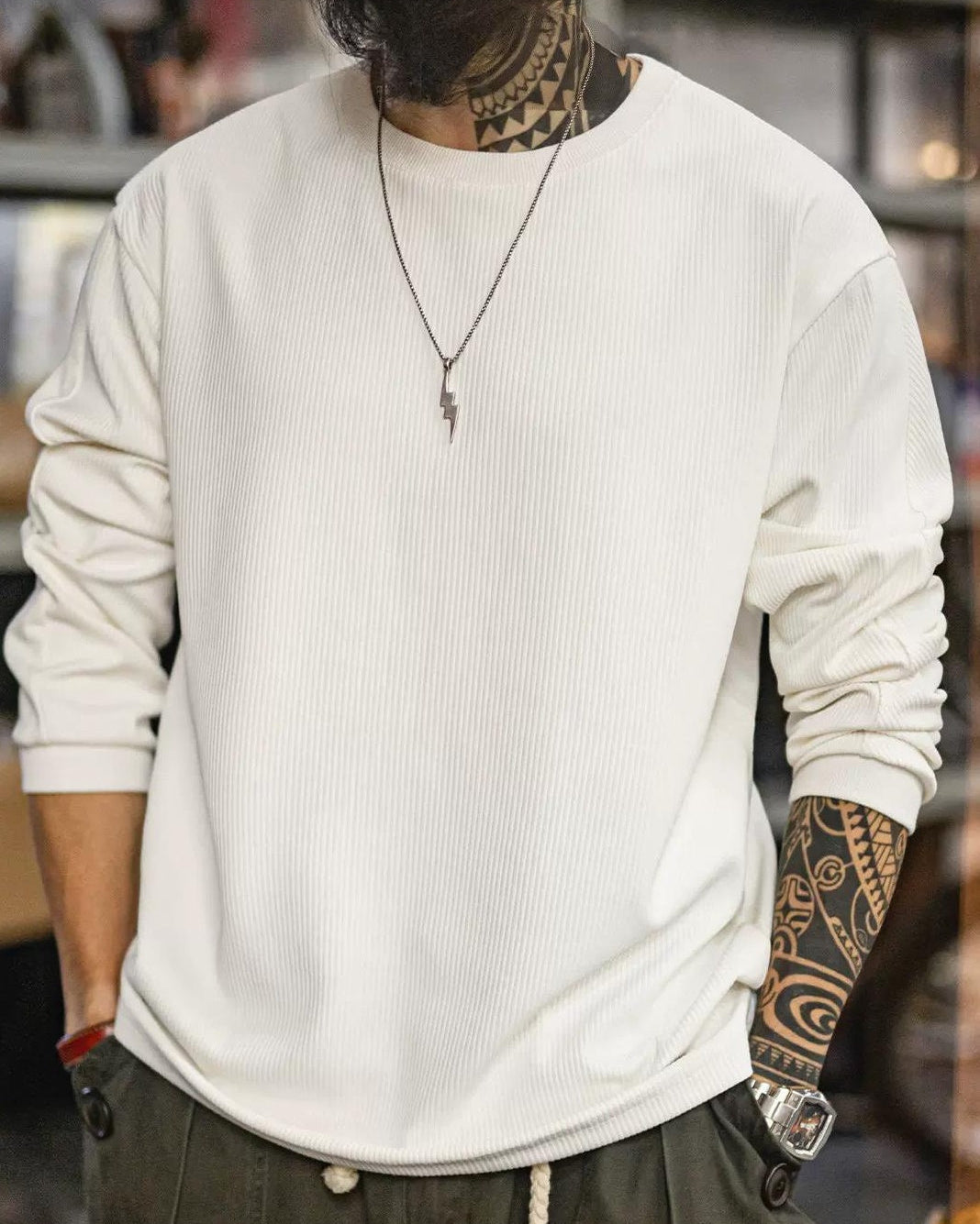 テュペロ リブクルーネックプルオーバー 2462