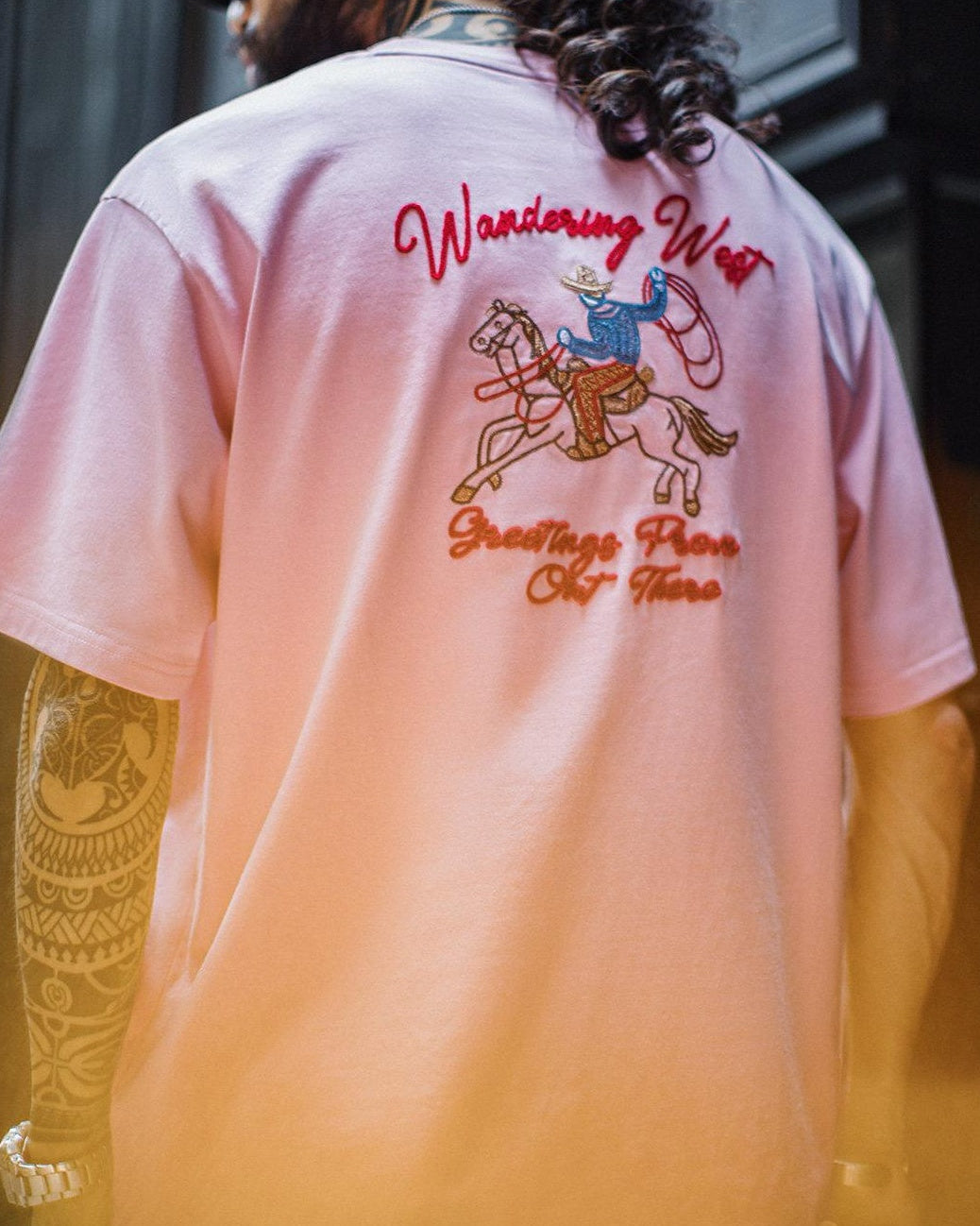 フォークス ウエスタンバックグラフィックTシャツ 2783