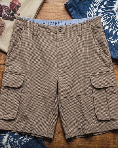 ダービン レトロチェックワイドハーフパンツ 2770