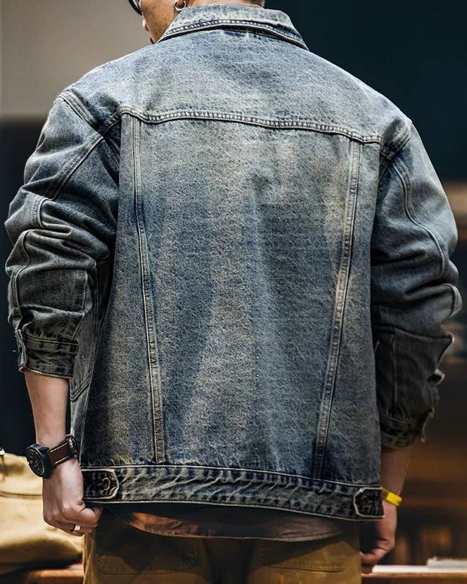 アナポリス ヴィンテージウォッシュドデニムジャケット 2361