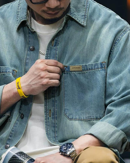 ハイポイント ライトフェードダブルポケットワークシャツ 2429